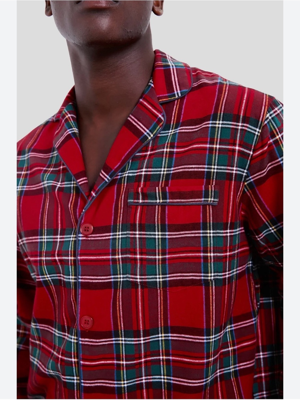 Petite Plume Imperial Tartan Flannel Pajamas🎄 Luxury Holiday Sleepwear